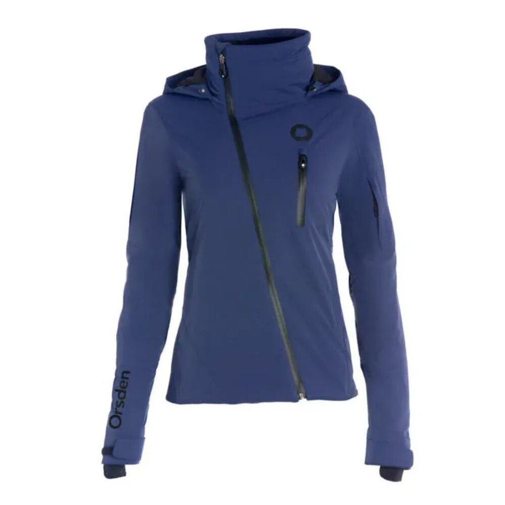 Orsden Womens Hooded Ski Lift Jacket Nightfall Blue XS Insulated Water Resistant